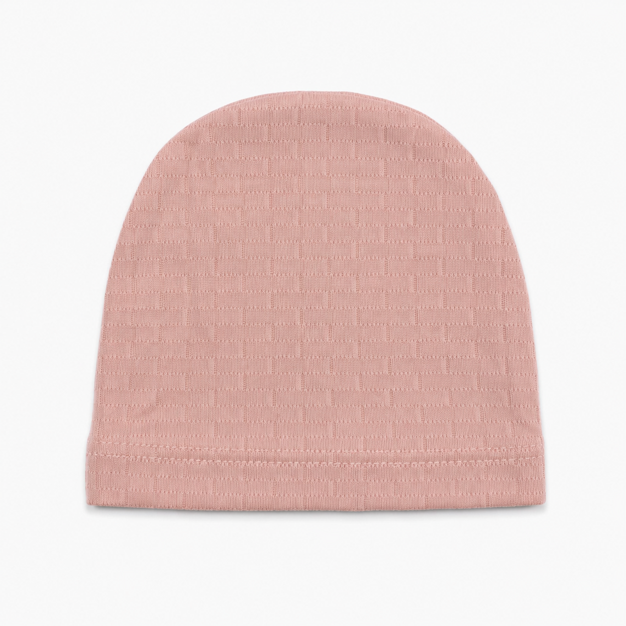 Baby Dusty Pink "Winner" Bear Quilted Texture Button-Front Top, Pants, Bib & Beanie Hat 4-Piece Set