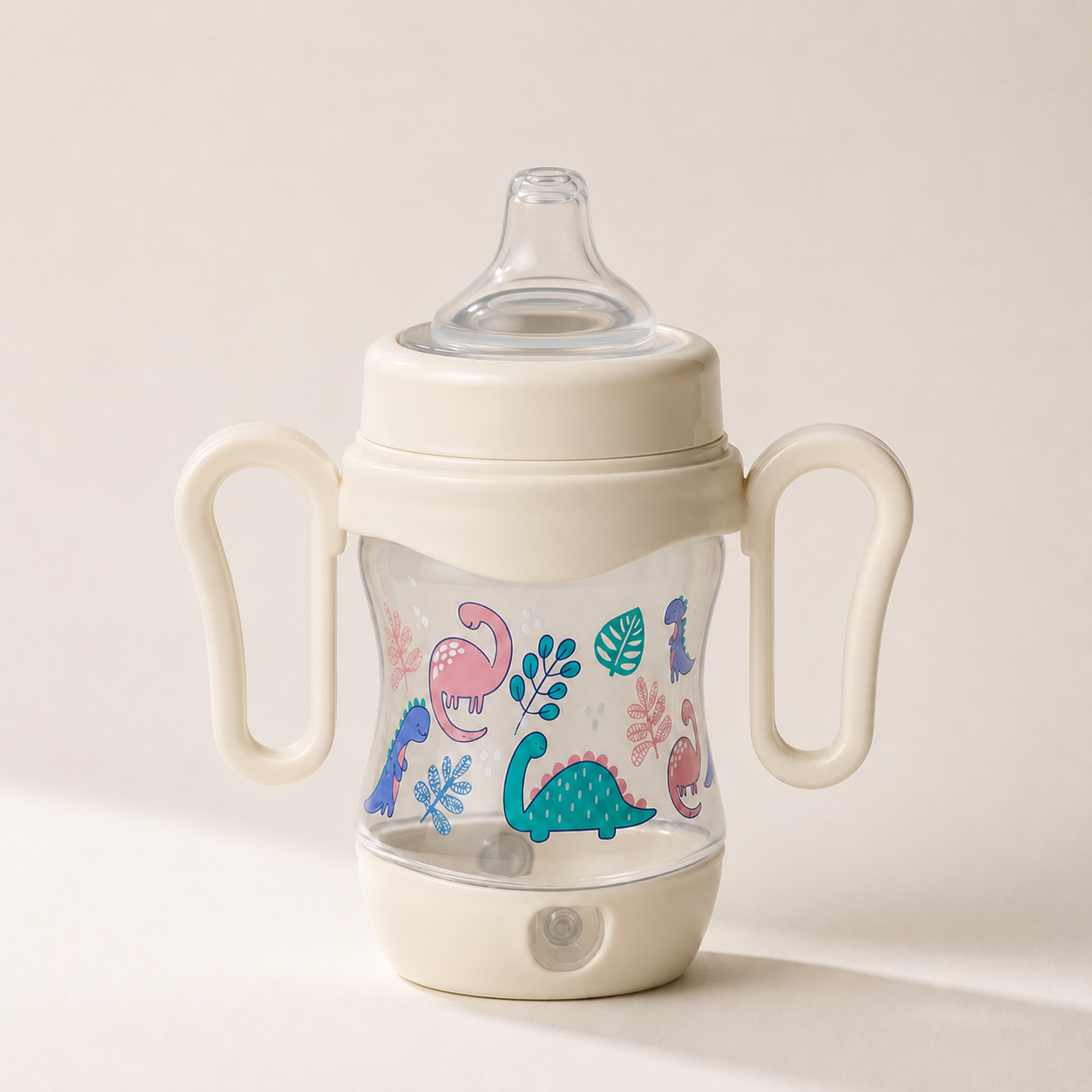 Baby Sippy Cup – Dinosaur Edition with Dual Cap Options