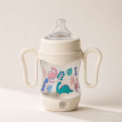 Baby Sippy Cup – Dinosaur Edition with Dual Cap Options