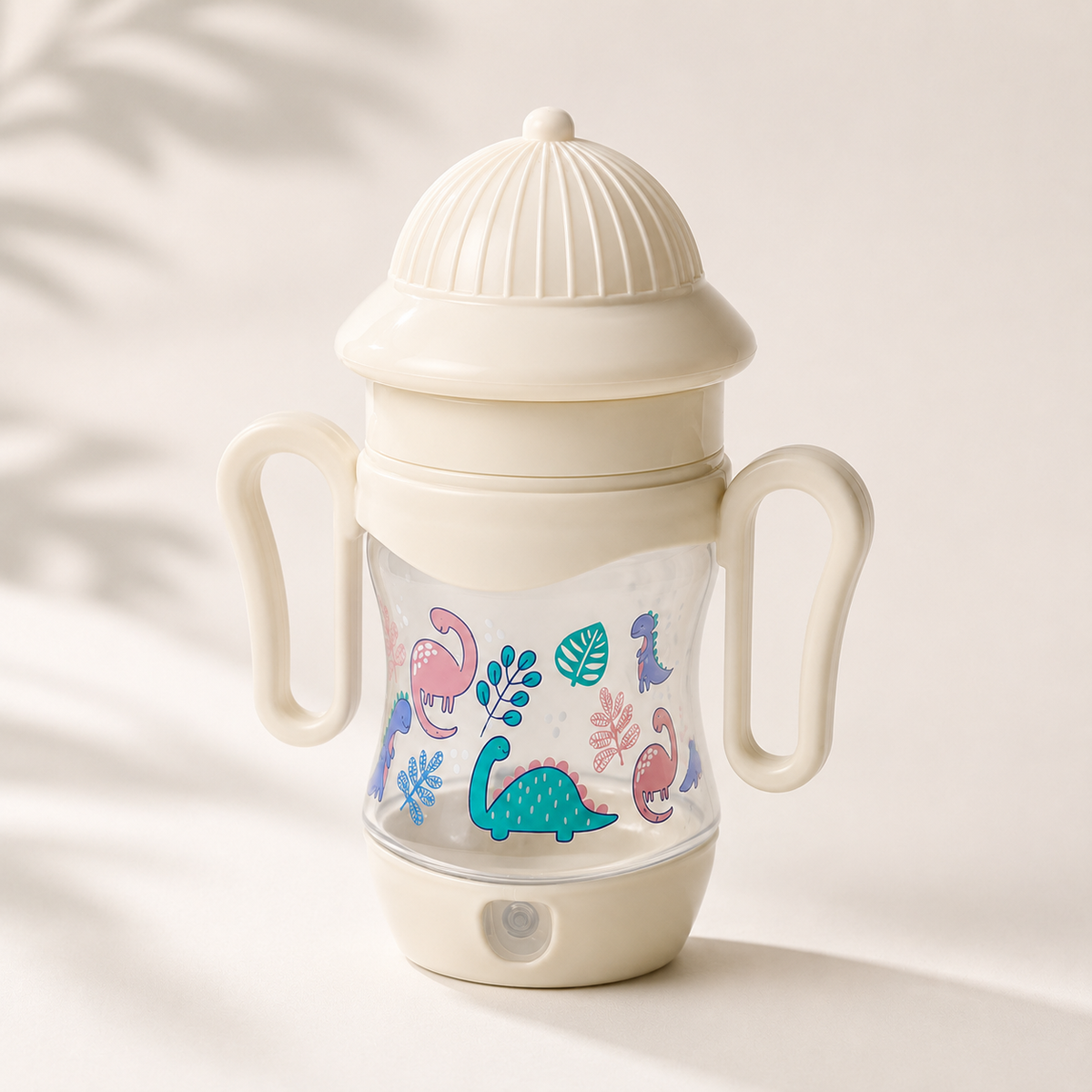 Baby Sippy Cup – Dinosaur Edition with Dual Cap Options